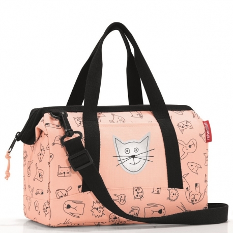 Сумка детская allrounder xs cats and dogs rose, Reisenthel