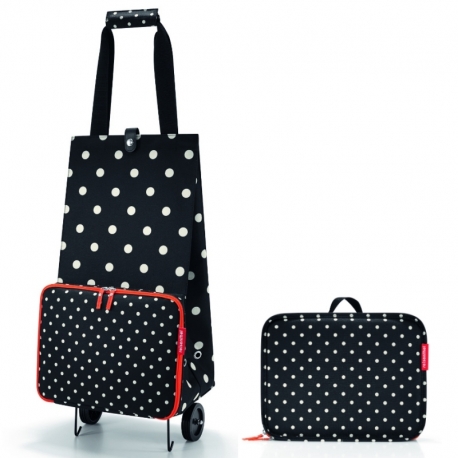 Сумка на колесиках foldabletrolley mixed dots, Reisenthel