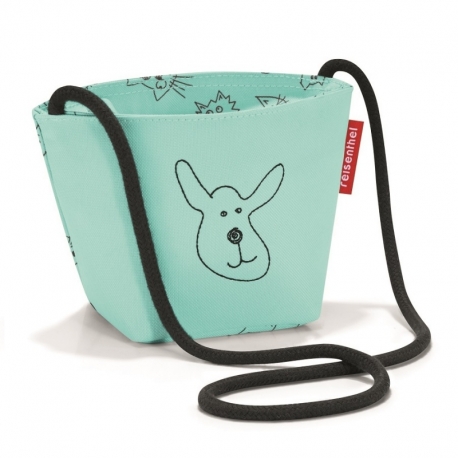 Сумка детская minibag cats and dogs mint, Reisenthel