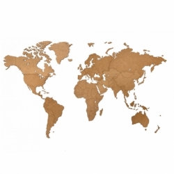 Карта-пазл wall decoration, 180х108 см, коричневая, MiMi