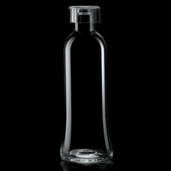 Бутылка для воды стеклянная 1 л прозрачная, Guzzini