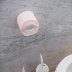 Держатель для туалетной бумаги подвесной sense organic серый, Koziol