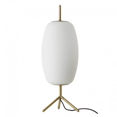 Лампа настольная Silk D20 см белое опаловое стекло, Frandsen