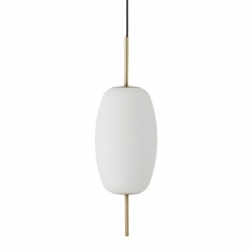 Лампа подвесная Silk D20 см белое опаловое стекло, Frandsen
