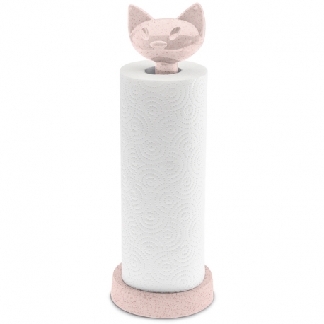 Держатель для бумажных полотенец miaou organic розовый, Koziol
