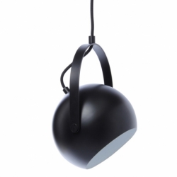 Лампа потолочная Ball с подвесом D19 см черная матовая, Frandsen