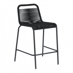 Полубарный стул Glenville 88 см черный, La Forma (ex Julia Grup)