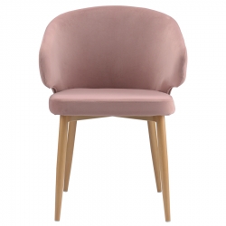 Кресло Berg Cecilia пудрово-розовое