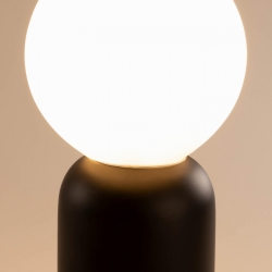 Настольная лампа Andina черная, La Forma (ex Julia Grup)