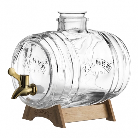 Диспенсер для напитков Barrel на подставке 3 л в подарочной упаковке, Kilner