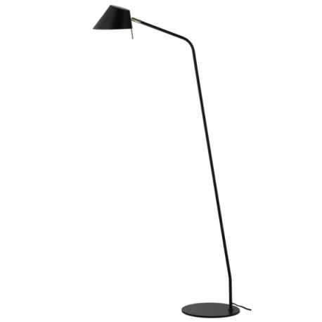 Лампа напольная Office D18 см черная матовая, Frandsen