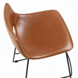 Полубарный стул Ziggy коричневый