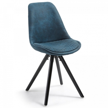 Комплект стульев Lars темно-синий цвет (4 шт)