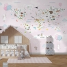 Бесшовные детские обои Карта Мира, арт. k02, Mondeco
