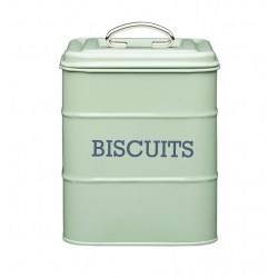 LN BISCUIT STORAGE TIN 14X19CM GREEN