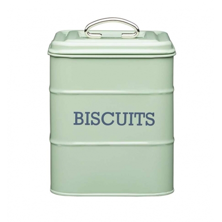 LN BISCUIT STORAGE TIN 14X19CM GREEN