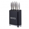 LV KNIFE BLOCK SET 5 PIECE BLACK