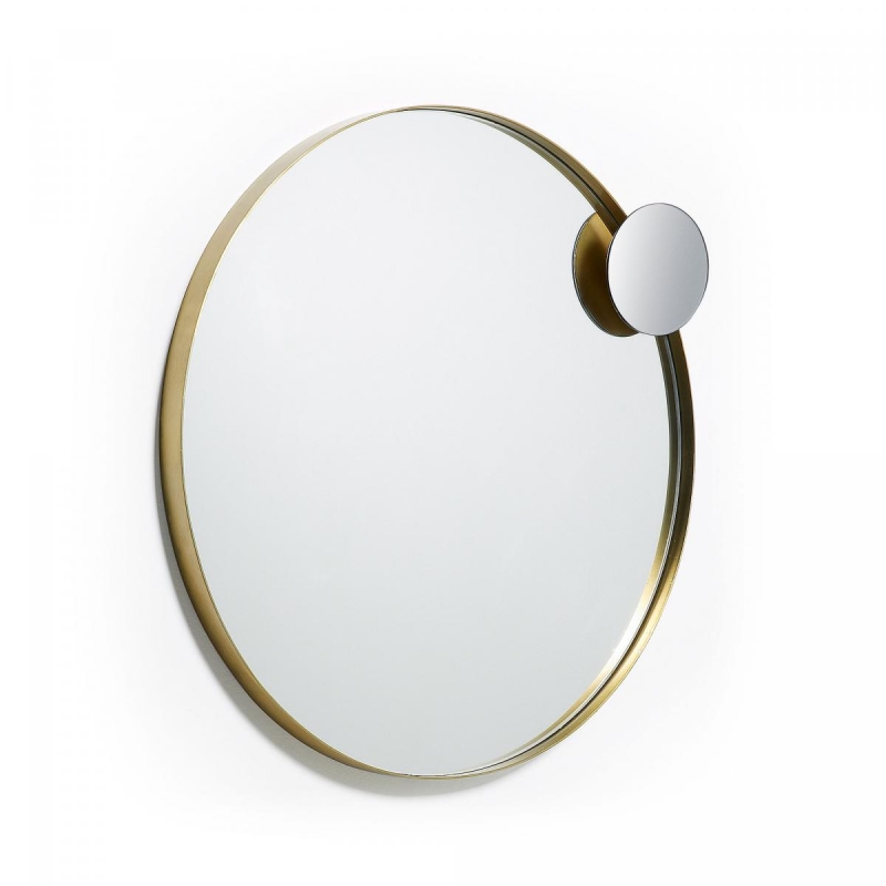 Зеркало Drop 48x148 см белое. Двойное круглое зеркало. Зеркало латунное круглое. Зеркало латунь. Купить зеркало во владимире