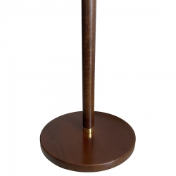 Вешалка напольная Bakken, 180 см, золотистый хром/светлый орех