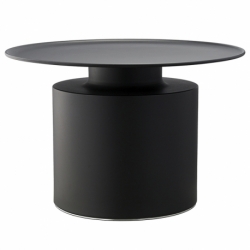 Столик кофейный Otes D65 см черный