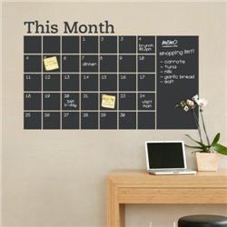 Интерьерная наклейка для записей Календарь Month