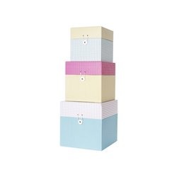 Коробки для хранения Present Time Grid box colour