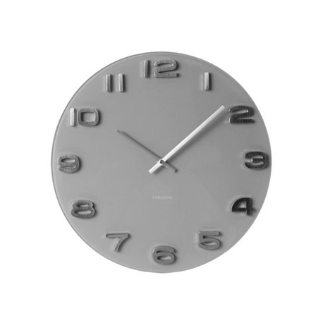 Настенные часы Karlsson Vintage серые