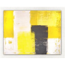 Картина на холсте «Абстракция желтый»