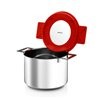 Кастрюля с крышкой-фильтром Gravity 5 л красная, Eva Solo