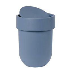 Корзина для мусора с крышкой Touch дымчато-синий