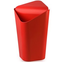 Корзина для мусора угловая Corner красная
