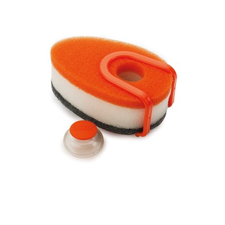 Набор губок с капсулой для моющего средства Soapy Sponge™ оранжевый