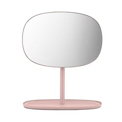 Зеркало настольное flip розовое