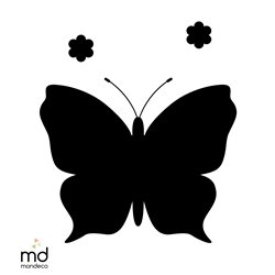 Меловая наклейка в детскую комнату Butterfly