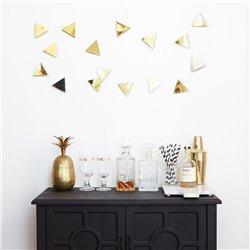 Декор для стен Confetti Triangles латунь, Umbra