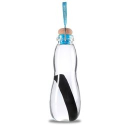 Эко-бутылка eau good glass с фильтром голубая