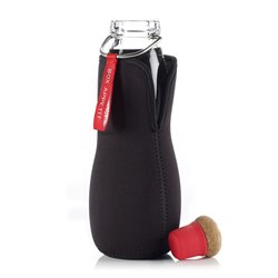 Эко-бутылка eau good glass с фильтром красная, Black+Blum