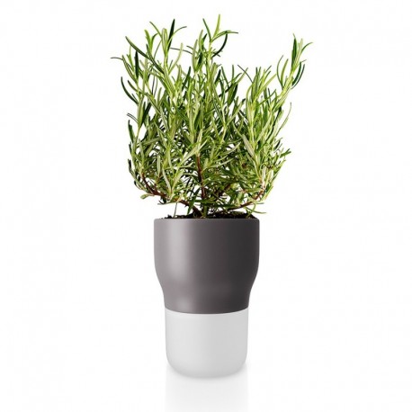 Горшок для растений с функцией самополива 11 см серый , Eva Solo