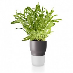 Горшок для растений с функцией самополива 11 см серый , Eva Solo