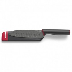Нож сантоку в чехле со встроенной ножеточкой slice&sharpen 5", Joseph Joseph