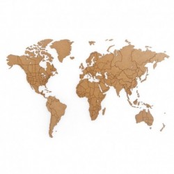 Пазл Карта мира коричневая 100х60 см, Mimi