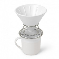 Набор Perk для заваривания кофе методом пуровер белый, Umbra