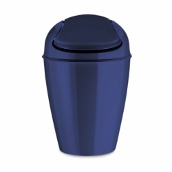 Корзина для мусора с крышкой del s, 5 л, синяя, Koziol