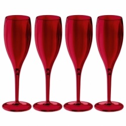 Набор бокалов для шампанского 4 шт superglas cheers no. 1 красный, Koziol