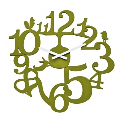 Часы настенные pip, зелёные, Koziol