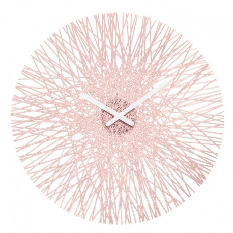 Часы настенные Silk розовые, Koziol