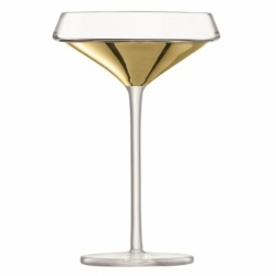 Набор из 2 бокалов-креманок для шампанского Space 240 мл золото, LSA