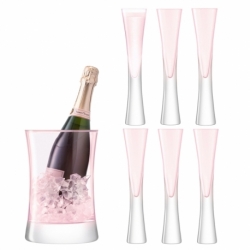 Набор для сервировки шампанского Moya малый розовый, LSA