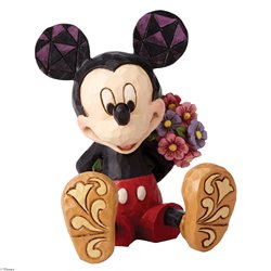 Фигурка Микки Маус с цветами мини / Mickey Mouse With Flowers Mini Figurine 
