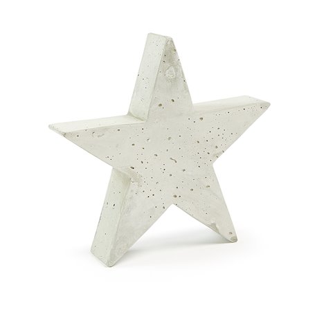 Фигурка Звезды 31x30 цемент белый, La Forma (ex. Julia Grup)
